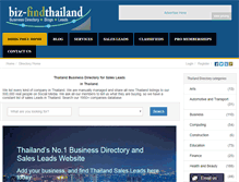 Tablet Screenshot of biz-findthailand.com